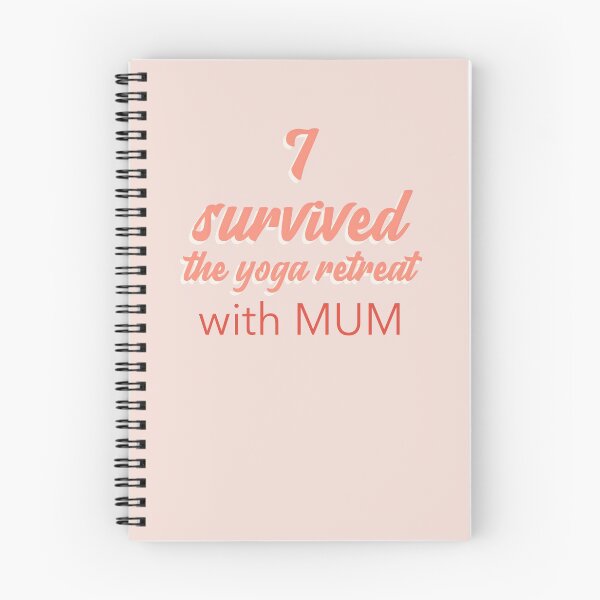 Item preview,  I survived the yoga retreat with mum designed and sold by Ayurveda Fun Store.