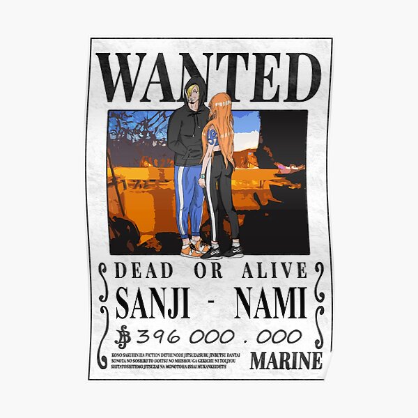 Sanji Wanted Posters Redbubble