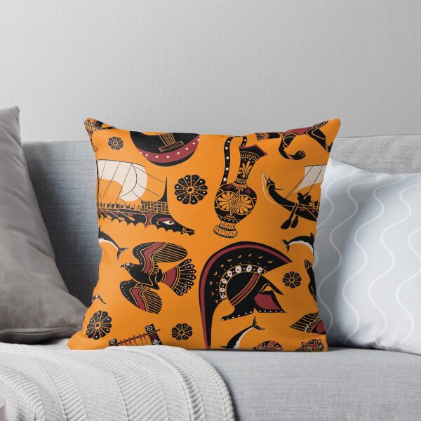 Item preview, Ancient Greek Black Figure Pottery Pattern designed and sold by AlexanderPetela.