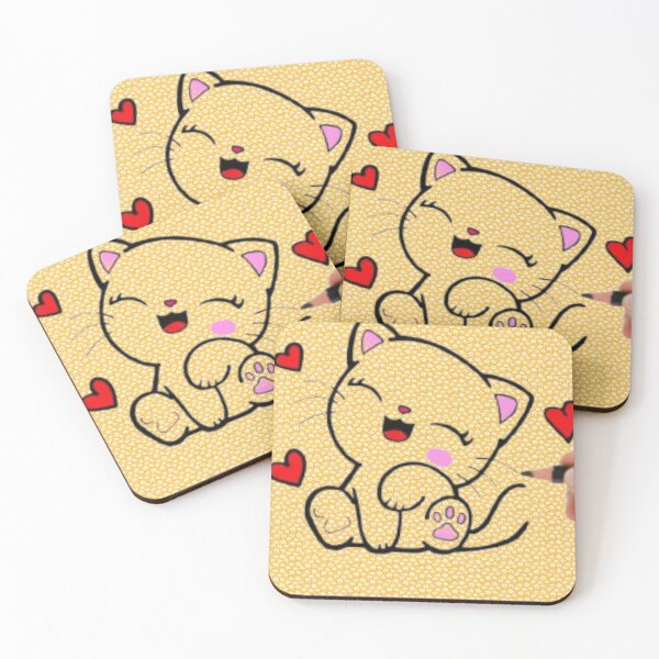 Item preview, Cat love cartoon character design designed and sold by Fashionlover14.