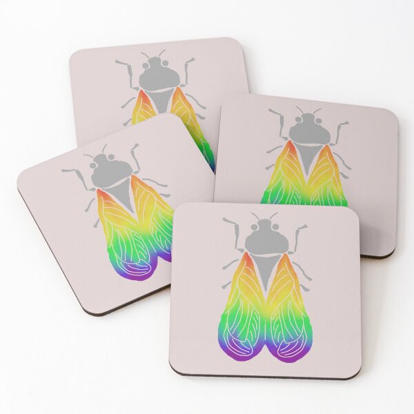 Item preview, Rainbow-Winged Cicada designed and sold by LochNestFarm.