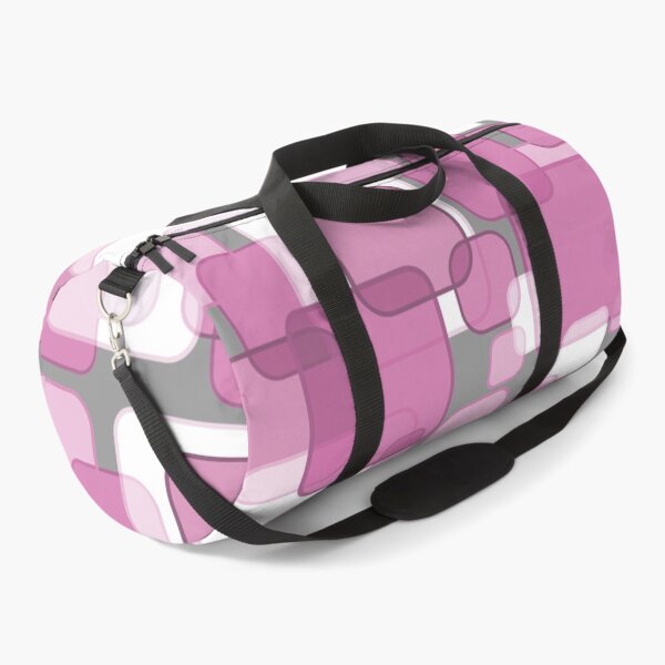 Item preview, Retro Square Bubbles - Pink and Grey designed and sold by Quooki.