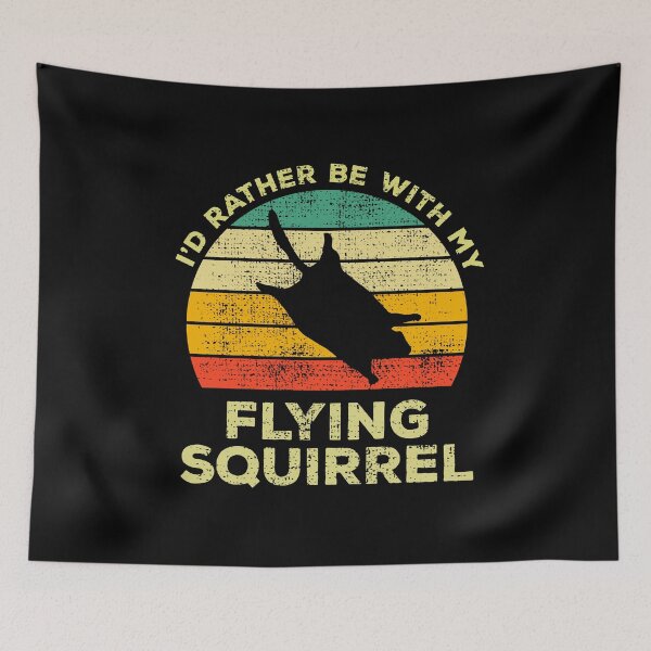 Item preview, I’d Rather Be With My Flying Squirrel Vintage Gift For Lizard Owners designed and sold by JokeGysen.