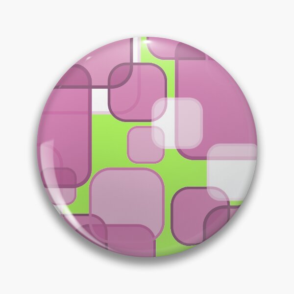 Item preview, Retro Square Bubbles - Pink and Lime designed and sold by Quooki.