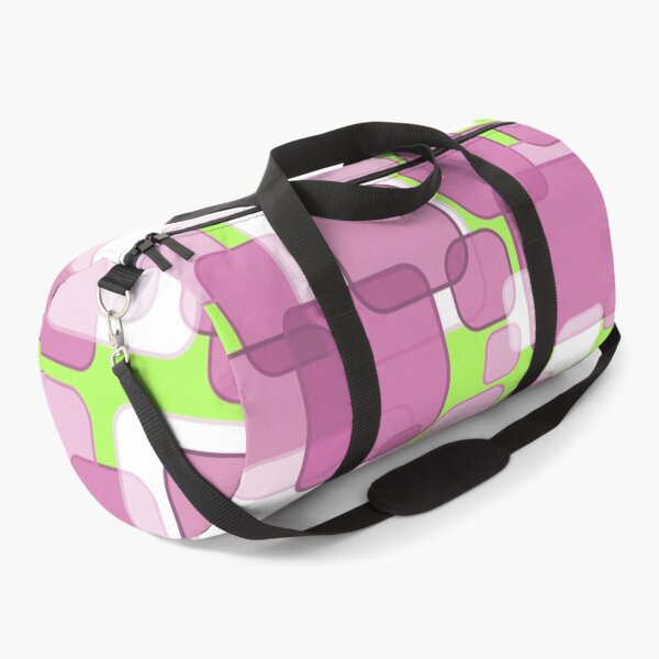 Item preview, Retro Square Bubbles - Pink and Lime designed and sold by Quooki.