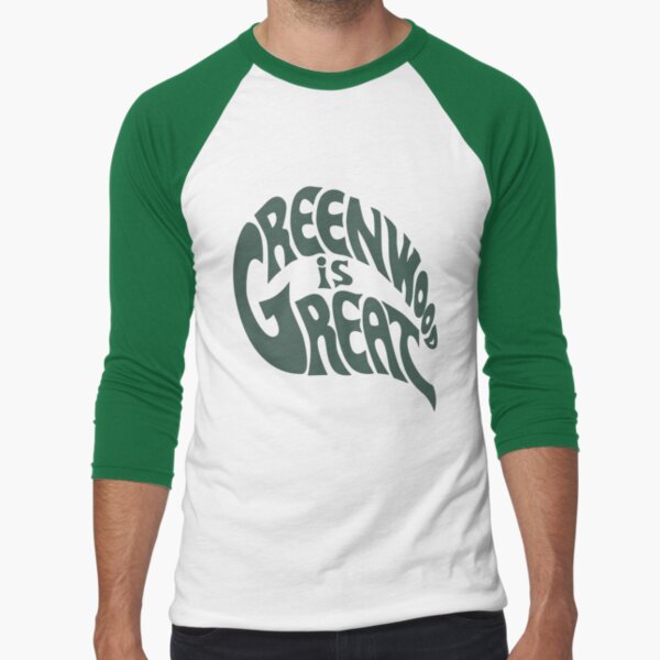 Greenwood Is Great Baseball ¾ Sleeve T-Shirt