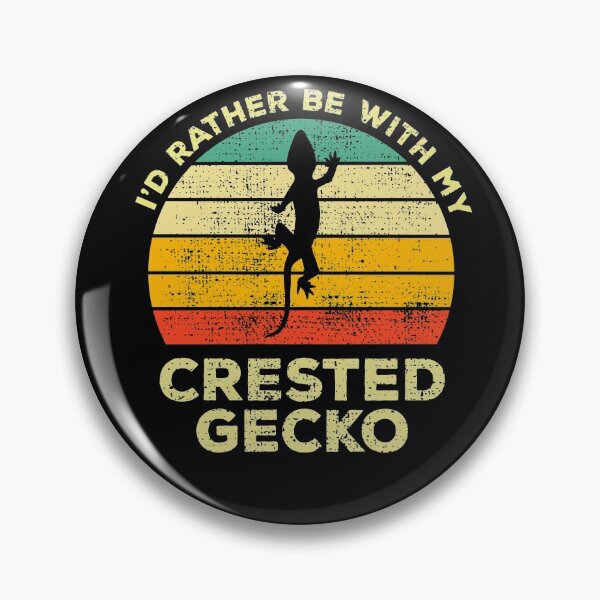 Item preview, I’d Rather Be With My Crested Gecko Vintage Gift For Gecko Owners designed and sold by JokeGysen.