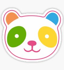 Cute Rainbow Panda Sticker