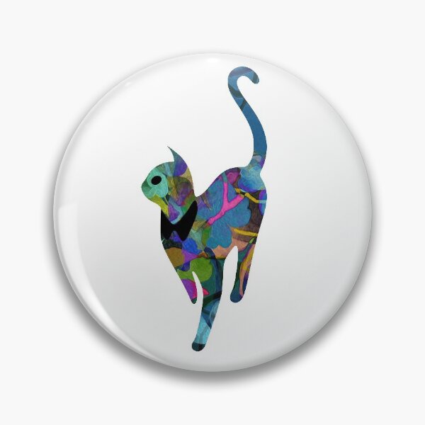 Item preview, Floral Cat in Flowers Popoki 609 designed and sold by VinBasis.