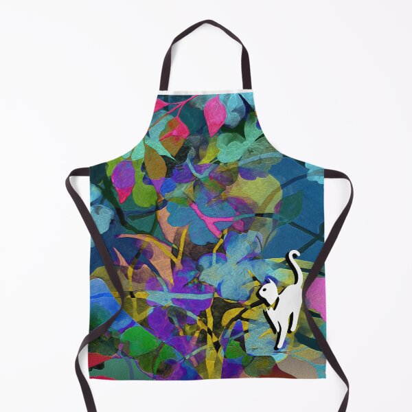 Item preview, Floral Cat in Flowers Popoki 609 designed and sold by VinBasis.