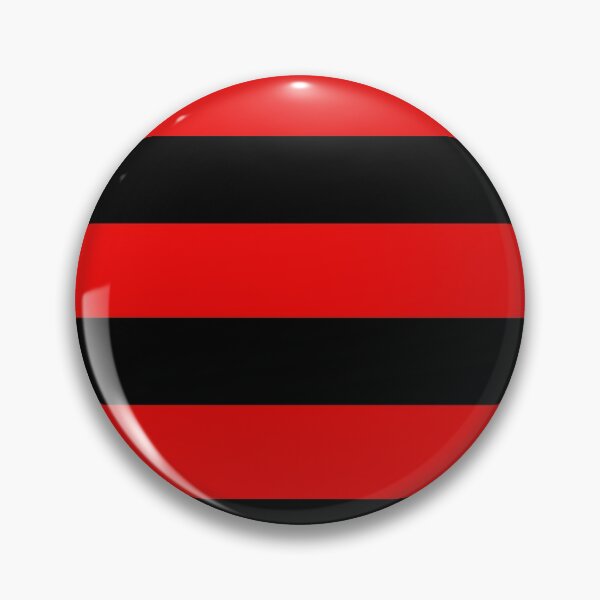 Item preview, Red Black Wide Horizontal Stripes designed and sold by Feeling Artsy.