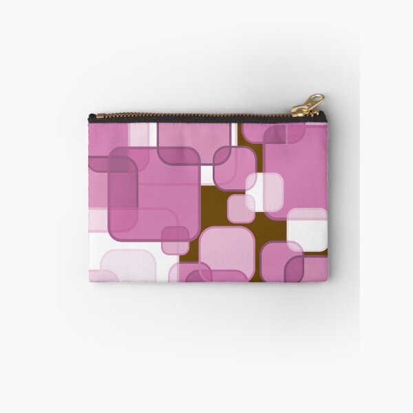 Item preview, Retro Square Bubbles - Pink and Brown designed and sold by Quooki.
