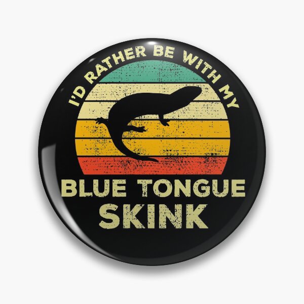 Item preview, I’d Rather Be With My Blue Tongue Skink Vintage Gift For Skink Owners designed and sold by JokeGysen.