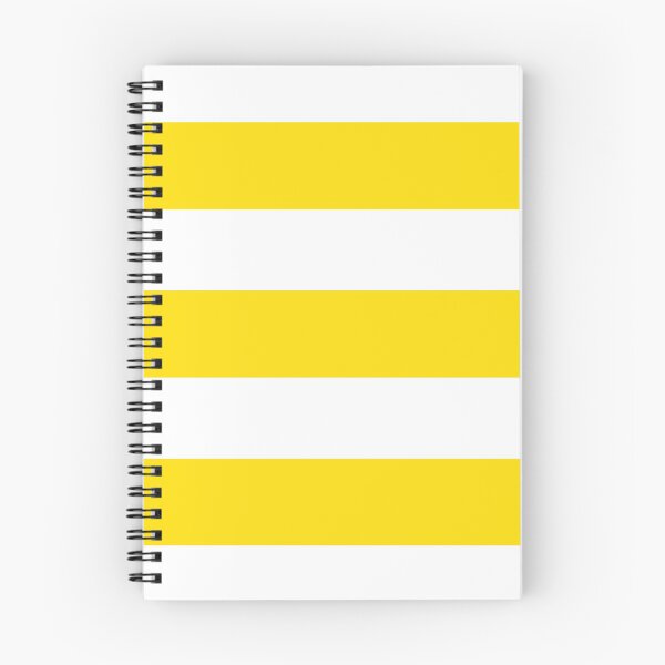 Item preview, Yellow White Wide horizontal Stripes designed and sold by Feeling Artsy.