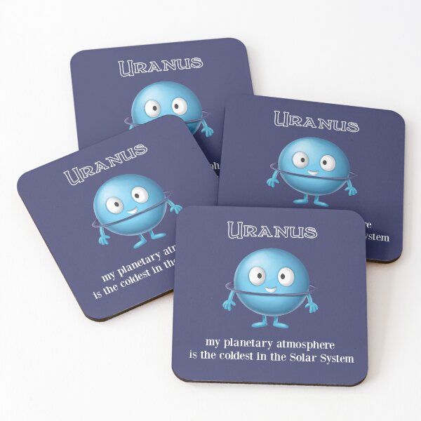 Item preview, Uranus funny cartoon planet, solar system,astronomy, Awesome gift for astronomy lovers!  designed and sold by abdelhak2005.