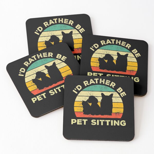 Item preview, I’d Rather Be Pet Sitting Vintage Gift For Pet Sitters designed and sold by JokeGysen.