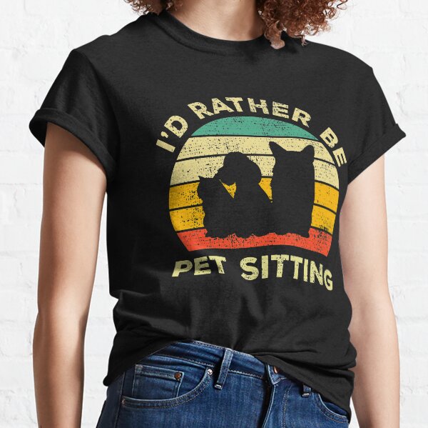 Item preview, I’d Rather Be Pet Sitting Vintage Gift For Pet Sitters designed and sold by JokeGysen.