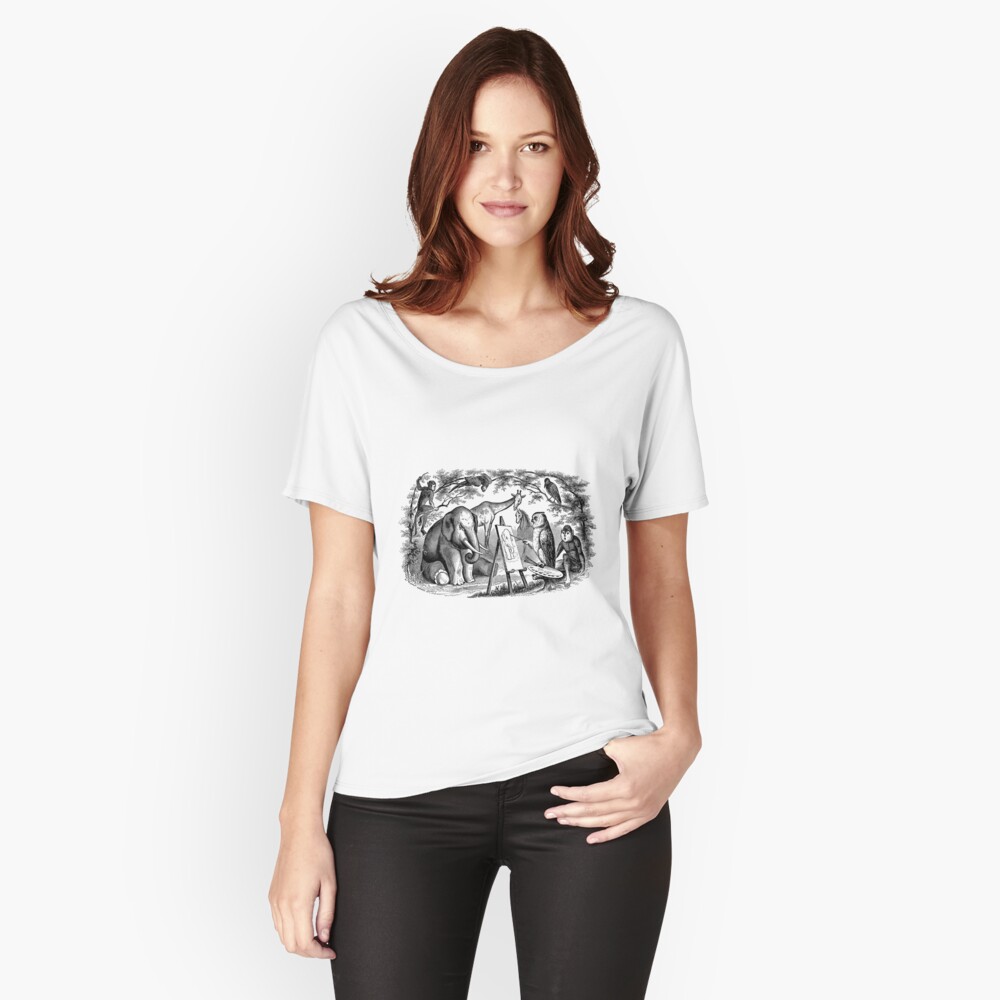 Aperçu de l'œuvre T-shirt coupe relax créée et vendue par SilverSpiral.