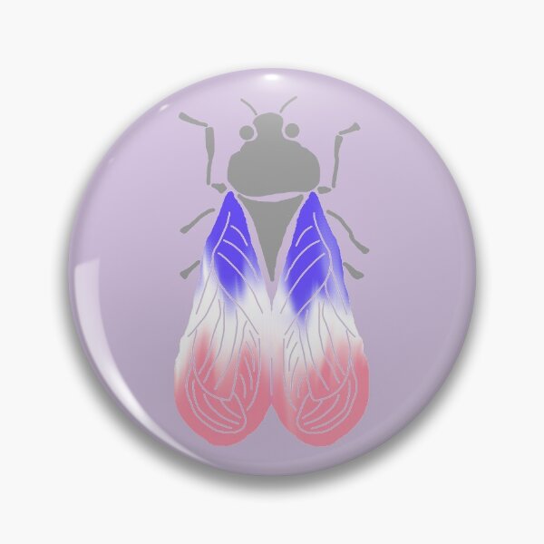 Item preview, Trans-Winged Cicada designed and sold by LochNestFarm.