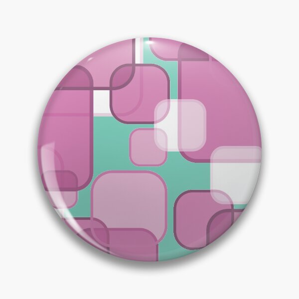 Item preview, Retro Square Bubbles - Pink and Teal designed and sold by Quooki.