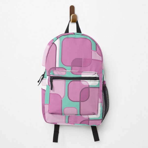Item preview, Retro Square Bubbles - Pink and Teal designed and sold by Quooki.