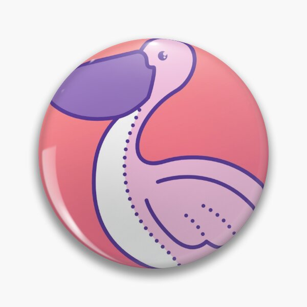 Item preview, My Pelican in Pinkish background with Big Beaks  designed and sold by ThamaraiSelvi.