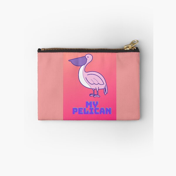Item preview, My Pelican in Pinkish background with Big Beaks  designed and sold by ThamaraiSelvi.