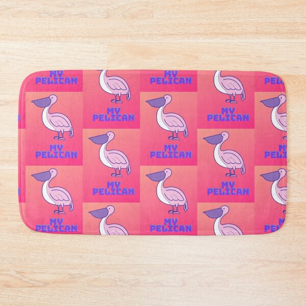 Item preview, My Pelican in Pinkish background with Big Beaks  designed and sold by ThamaraiSelvi.