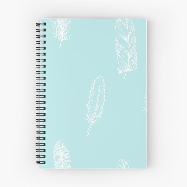 Item preview, Light teal feather pattern aesthetic  designed and sold by TheWaterBirds.