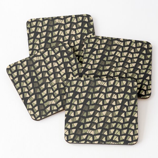 Item preview, Graphic geometric shapes - army green designed and sold by SulkaCreative.