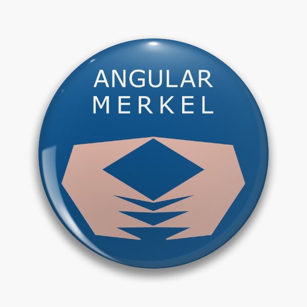 Artikelvorschau, ANGULAR MERKEL Wortspiel Bundeskanzlerin Angela Merkel Raute entworfen und verkauft von Decamegashop.