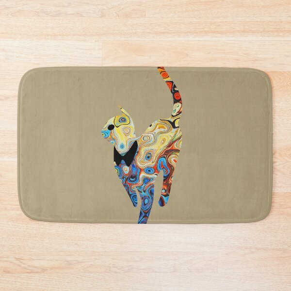 Item preview, Floral Cat in Flowers Popoki 610 designed and sold by VinBasis.