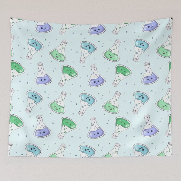 Item preview, Cute Laboratory Flask Pattern designed and sold by cutescience.