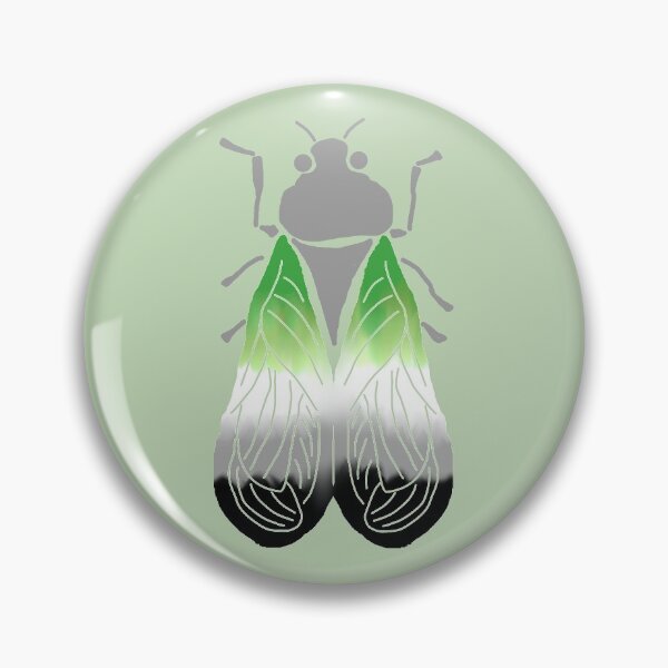 Item preview, Aro-Winged Cicada designed and sold by LochNestFarm.