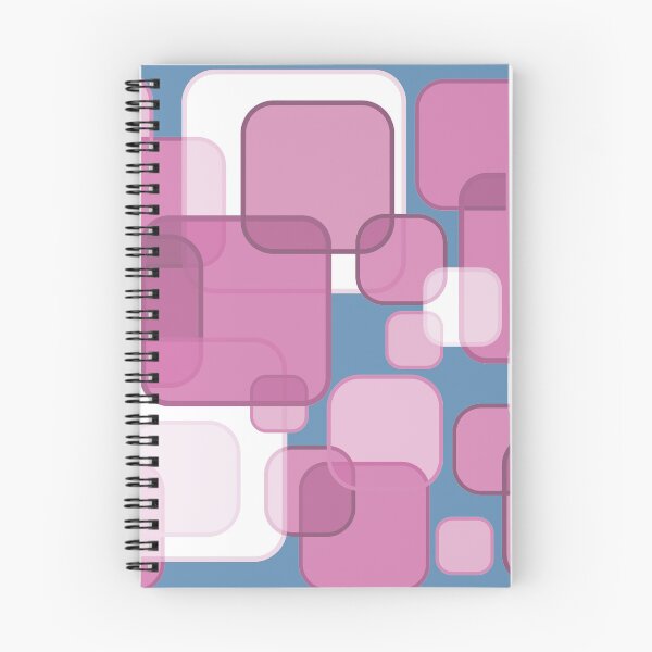 Item preview, Retro Square Bubbles - Pink and Blue designed and sold by Quooki.
