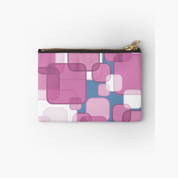 Item preview, Retro Square Bubbles - Pink and Blue designed and sold by Quooki.