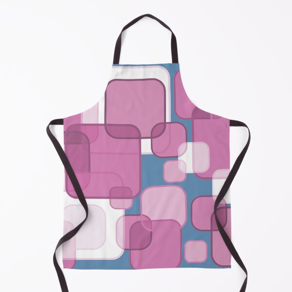 Item preview, Retro Square Bubbles - Pink and Blue designed and sold by Quooki.