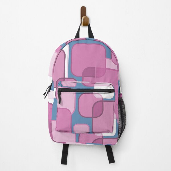 Item preview, Retro Square Bubbles - Pink and Blue designed and sold by Quooki.