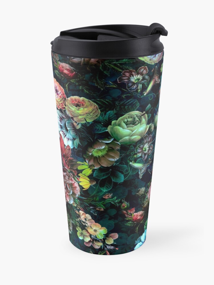 Alternate view of Night Garden Owls Travel Coffee Mug