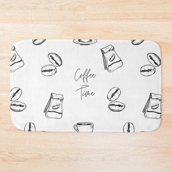 Item preview, Coffee Prints Pattern Design designed and sold by happyshopg.