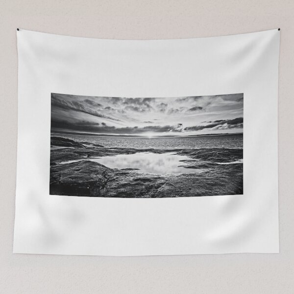Item preview, Red Rocks Beach monochrome designed and sold by bcash.