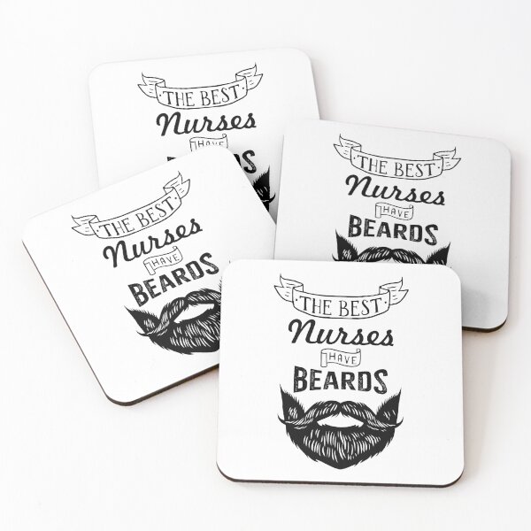 Item preview, The Best Nurses Have Beards designed and sold by chulitad.