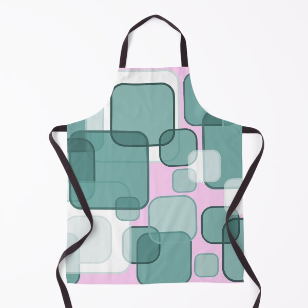 Item preview, Retro Square Bubbles - Teal and Pink designed and sold by Quooki.