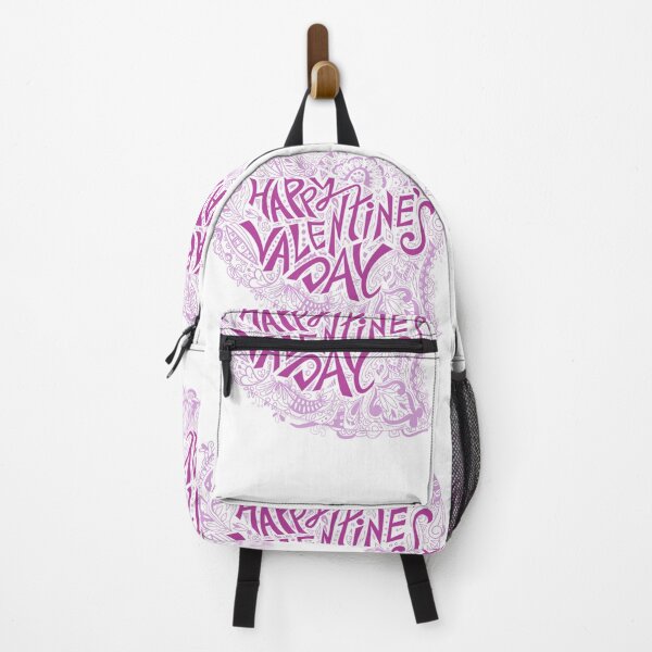Item preview, Pink Happy Valentines Day lettering with pattern in heart shape. designed and sold by hadkhanong.