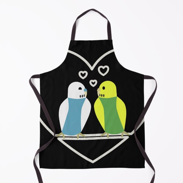 Item preview, Budgies in love, turquoise-green designed and sold by Cevetan.