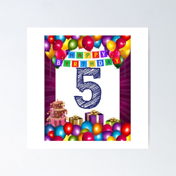 Item preview, Fifth birthday party  designed and sold by Sara 2000.