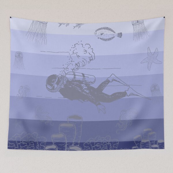 Item preview, Diving in the purple designed and sold by pumpqin.