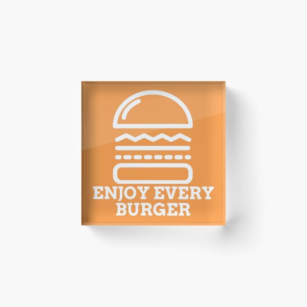Item preview, Enjoy Every Burger designed and sold by mewsis.