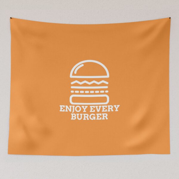 Item preview, Enjoy Every Burger designed and sold by mewsis.