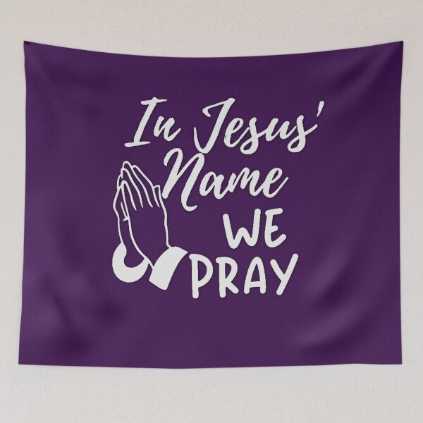 Item preview, Praying Hands In Jesus Name We Pray  designed and sold by hempress.